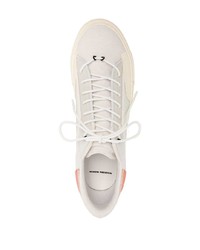 weiße Segeltuch niedrige Sneakers von Heron Preston