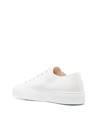 weiße Segeltuch niedrige Sneakers von Common Projects