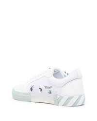 weiße Segeltuch niedrige Sneakers von Off-White