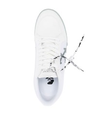 weiße Segeltuch niedrige Sneakers von Off-White