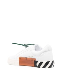 weiße Segeltuch niedrige Sneakers von Off-White