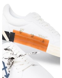 weiße Segeltuch niedrige Sneakers von Off-White