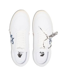 weiße Segeltuch niedrige Sneakers von Off-White