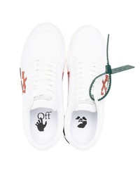 weiße Segeltuch niedrige Sneakers von Off-White