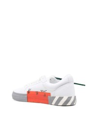 weiße Segeltuch niedrige Sneakers von Off-White