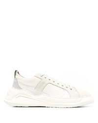 weiße Segeltuch niedrige Sneakers von Oamc