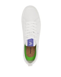 weiße Segeltuch niedrige Sneakers von Cariuma