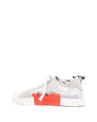 weiße Segeltuch niedrige Sneakers von Off-White