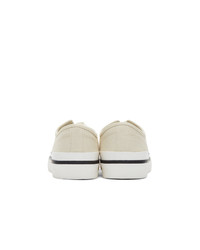 weiße Segeltuch niedrige Sneakers von Isabel Marant