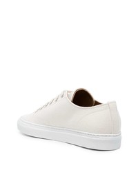 weiße Segeltuch niedrige Sneakers von Common Projects