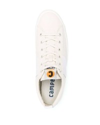 weiße Segeltuch niedrige Sneakers von Camper