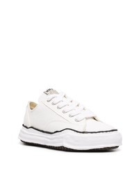 weiße Segeltuch niedrige Sneakers von Maison Mihara Yasuhiro