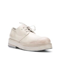 weiße Segeltuch niedrige Sneakers von Marsèll