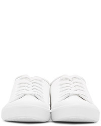 weiße Segeltuch niedrige Sneakers von rag & bone