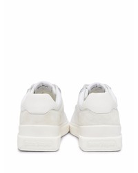 weiße Segeltuch niedrige Sneakers von Palm Angels