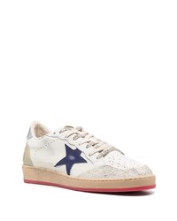 weiße Segeltuch niedrige Sneakers von Golden Goose