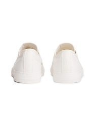 weiße Segeltuch niedrige Sneakers von Tommy Jeans
