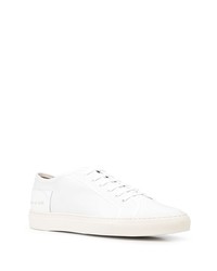 weiße Segeltuch niedrige Sneakers von Common Projects