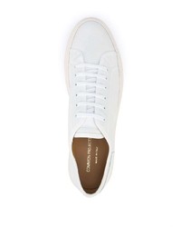 weiße Segeltuch niedrige Sneakers von Common Projects