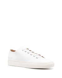 weiße Segeltuch niedrige Sneakers von Common Projects