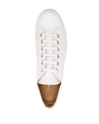 weiße Segeltuch niedrige Sneakers von Common Projects