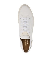 weiße Segeltuch niedrige Sneakers von Common Projects