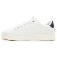 weiße Segeltuch niedrige Sneakers von U.S. GRAND POLO