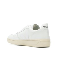 weiße Segeltuch niedrige Sneakers von Veja