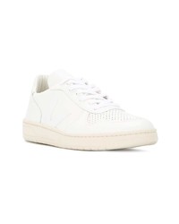 weiße Segeltuch niedrige Sneakers von Veja