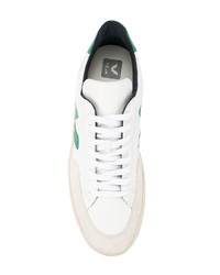 weiße Segeltuch niedrige Sneakers von Veja