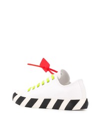 weiße Segeltuch niedrige Sneakers von Off-White