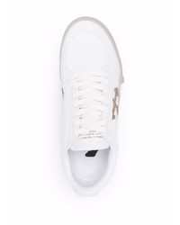 weiße Segeltuch niedrige Sneakers von Off-White