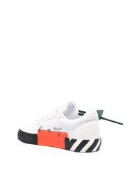 weiße Segeltuch niedrige Sneakers von Off-White