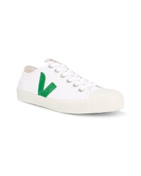 weiße Segeltuch niedrige Sneakers von Veja