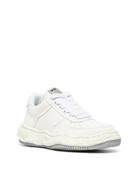 weiße Segeltuch niedrige Sneakers von Maison Mihara Yasuhiro