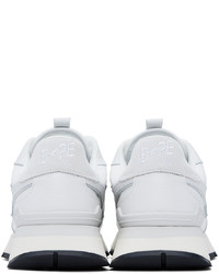 weiße Segeltuch niedrige Sneakers von BAPE