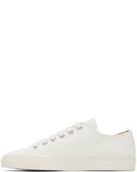 weiße Segeltuch niedrige Sneakers von Common Projects