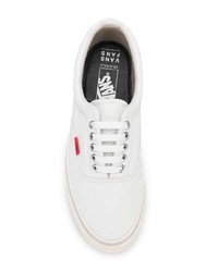 weiße Segeltuch niedrige Sneakers von Vans