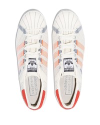 weiße Segeltuch niedrige Sneakers von adidas by Craig Green