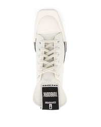 weiße Segeltuch niedrige Sneakers von Converse