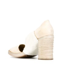 weiße Segeltuch Sandaletten von Cherevichkiotvichki
