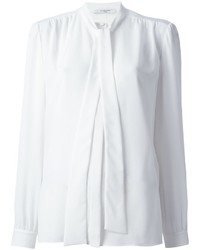 weiße Seide Bluse von Givenchy