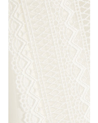 weiße Seide Bluse von Giambattista Valli