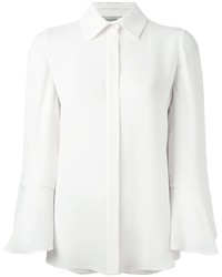 weiße Seide Bluse von Valentino