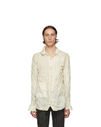 weiße Shirtjacke aus Nylon