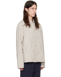 weiße Shirtjacke von Casey Casey