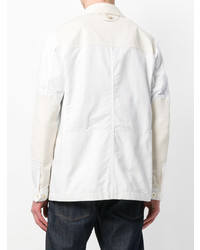 weiße Shirtjacke von Junya Watanabe MAN