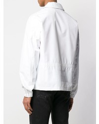weiße Shirtjacke von Helmut Lang