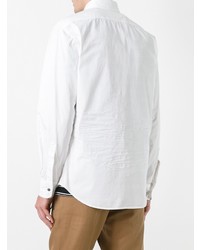 weiße Shirtjacke von DSQUARED2