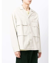 weiße Shirtjacke von FIVE CM